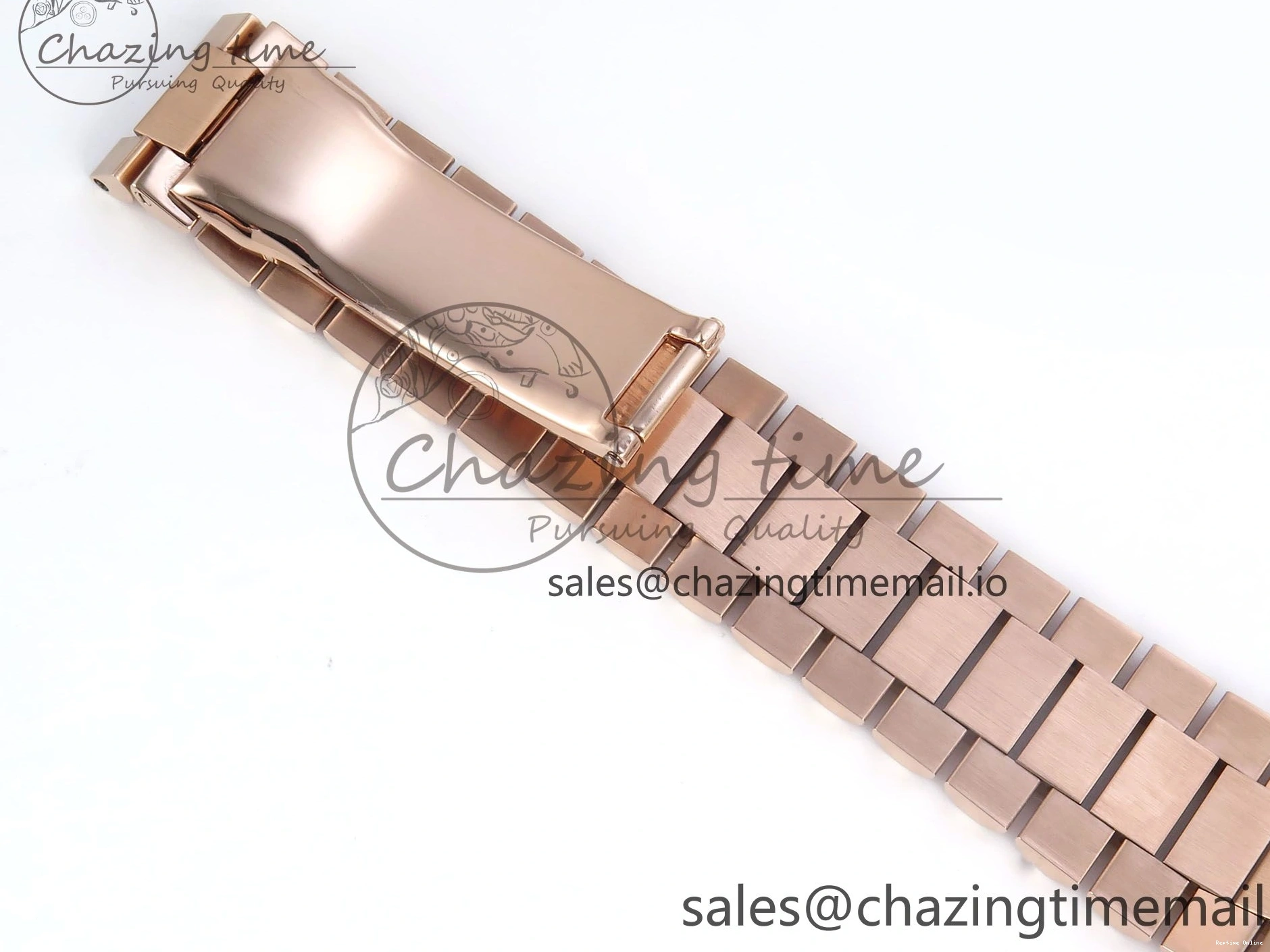 0217 QuickDry Day Date 40 RG 228235 KF 1:1 Best Edition Brown Roman Dial on President Bracelet VR3255 (Gain Weight) 838